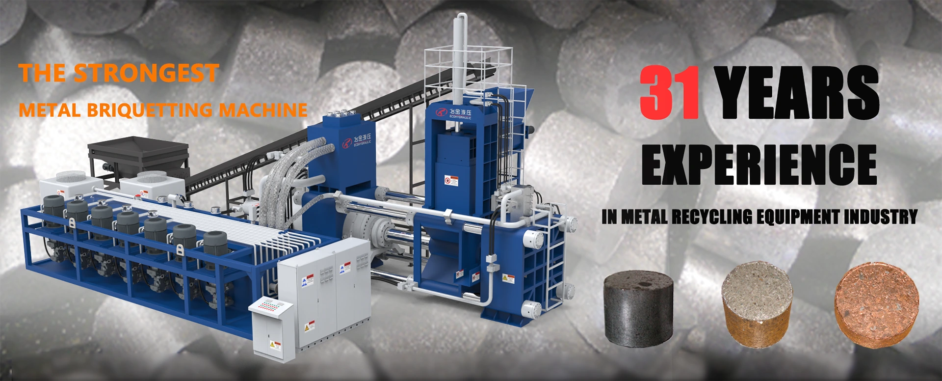 China Hydraulic Metal Briquetting Machine Factory